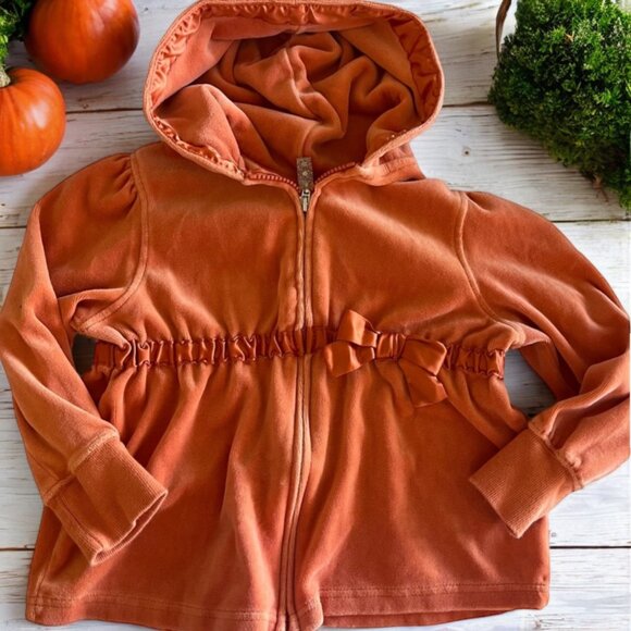 VINTAGE "Harvest Leaves" Line GYMBOREE set 5T Velour Cotton Ribbons - Picture 4 of 16